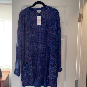 Ever eve women’s blue cardigan size small